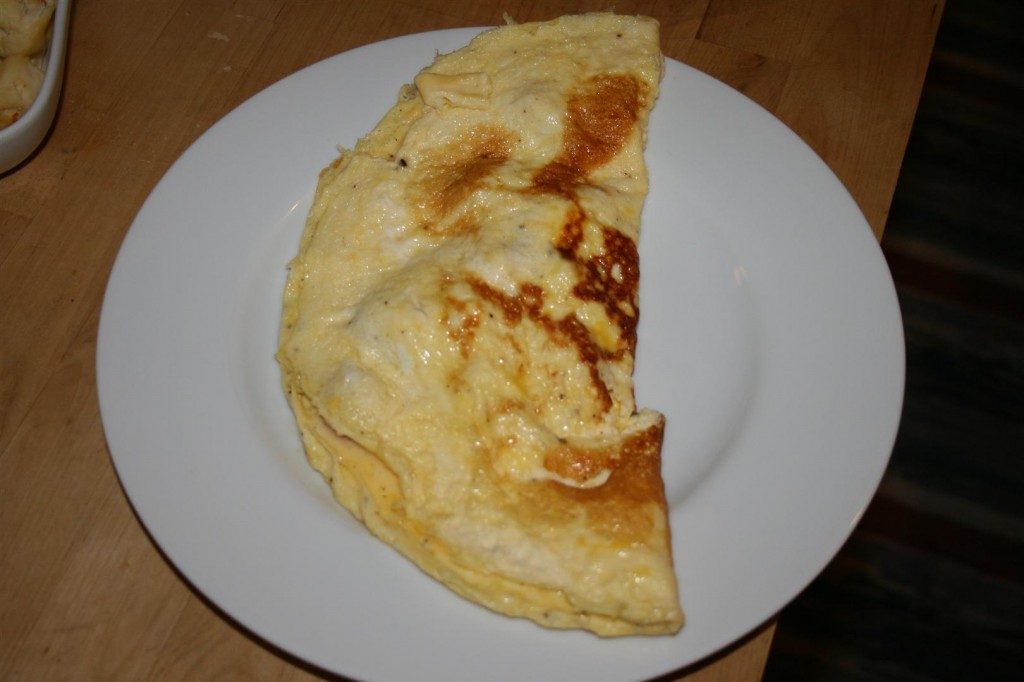 Cooked omelette