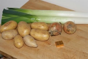 Leek and Potato Soup Ingredients