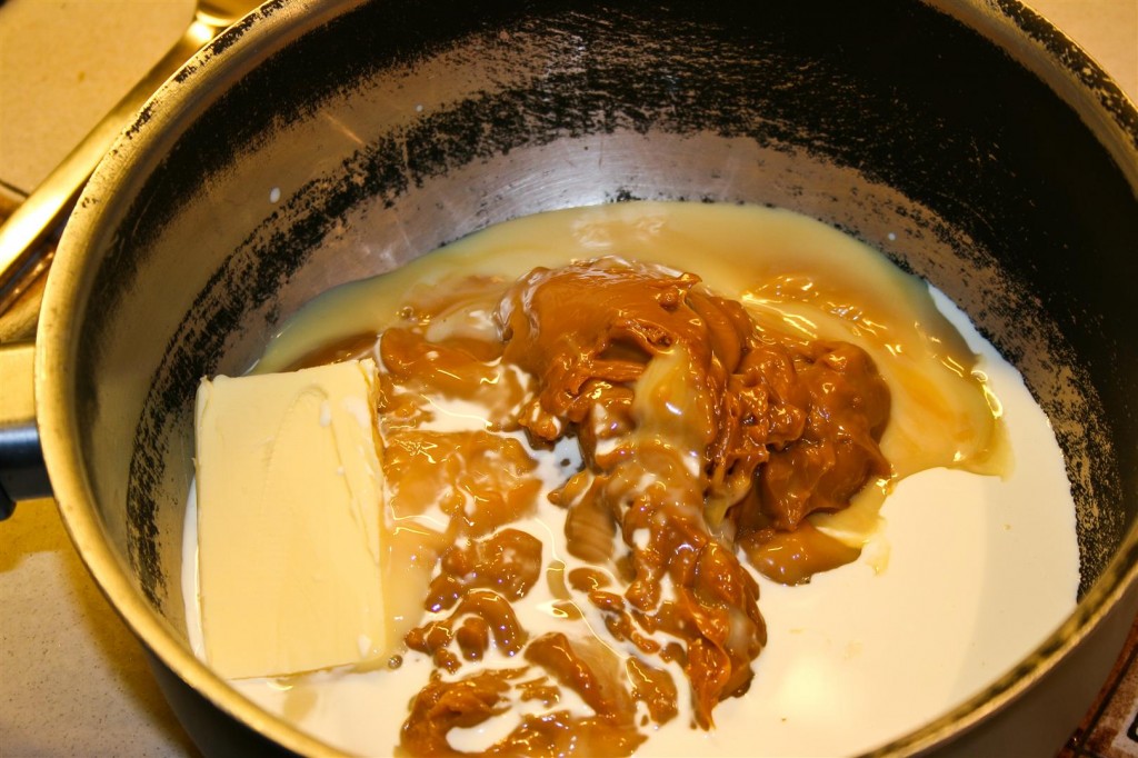 Dulce de Leche with cream and butter