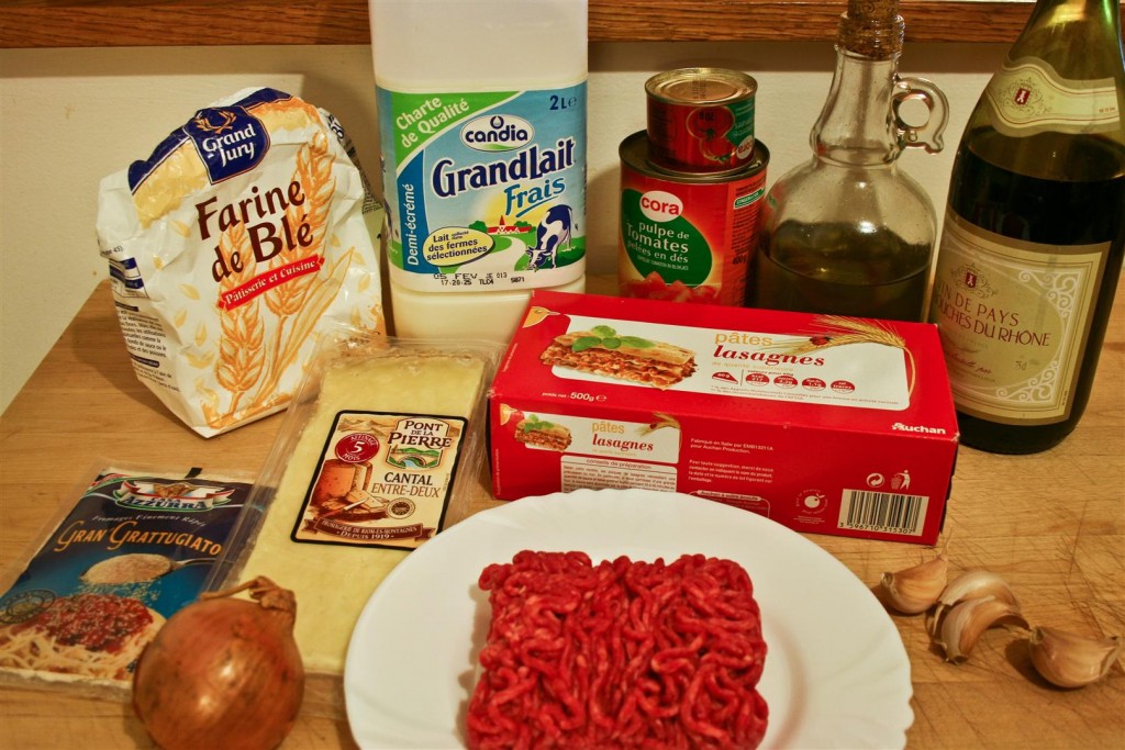 Lasagna Ingredients