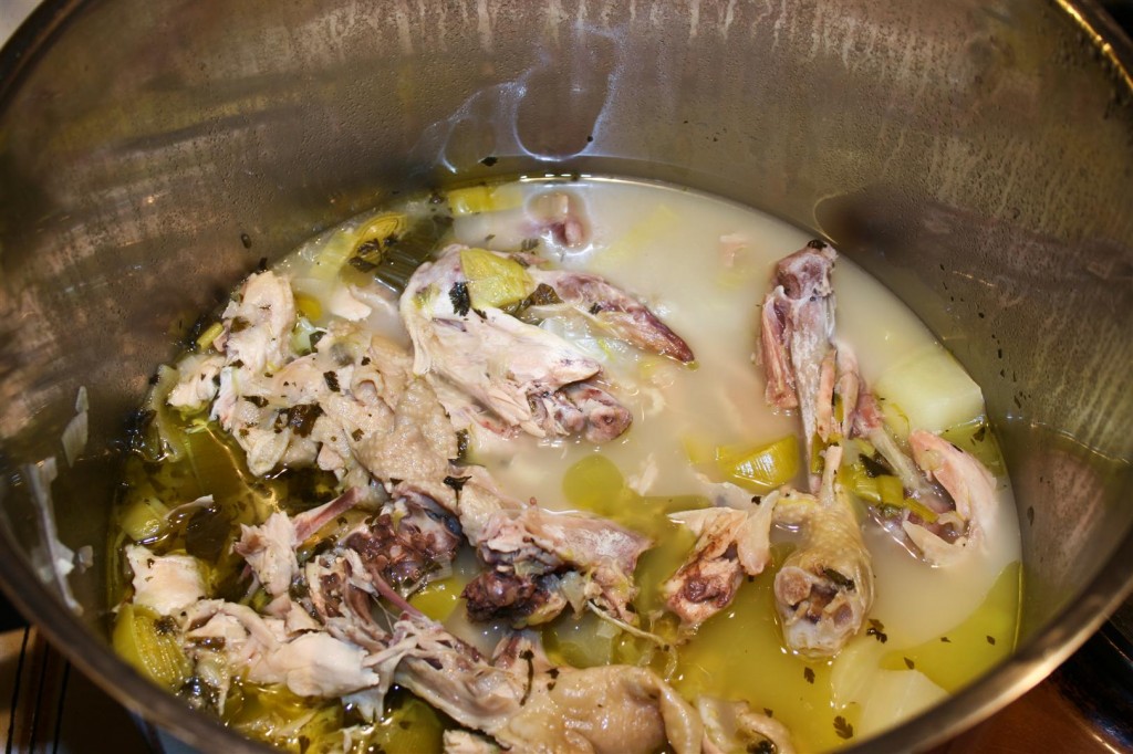 Cooked Chicken Soup