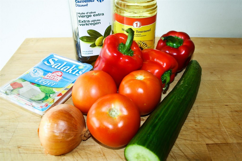 Macedonian Salad ingredients