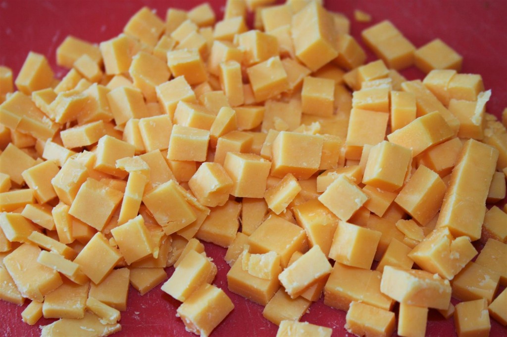 Cubing the cheese