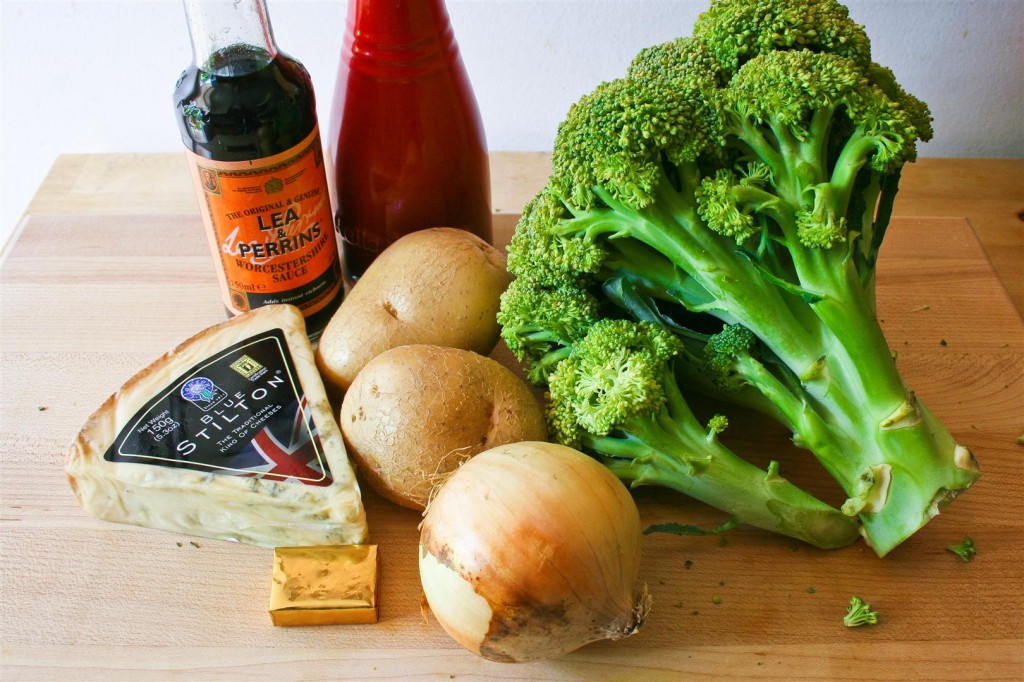Broccoli and Stilton Soup ingredients