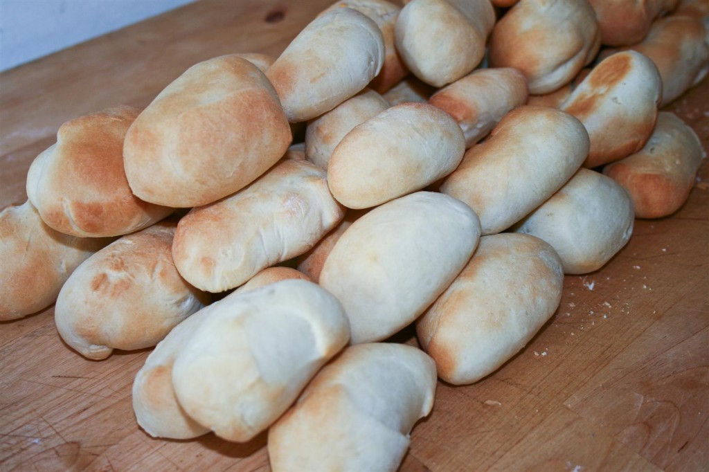 Bread rolls ready